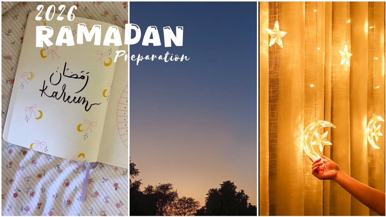 Ramadan prep 2026 ✨🩷 l Ramadan decor, cleaning, organizing, setting goals  #ramadanseries 