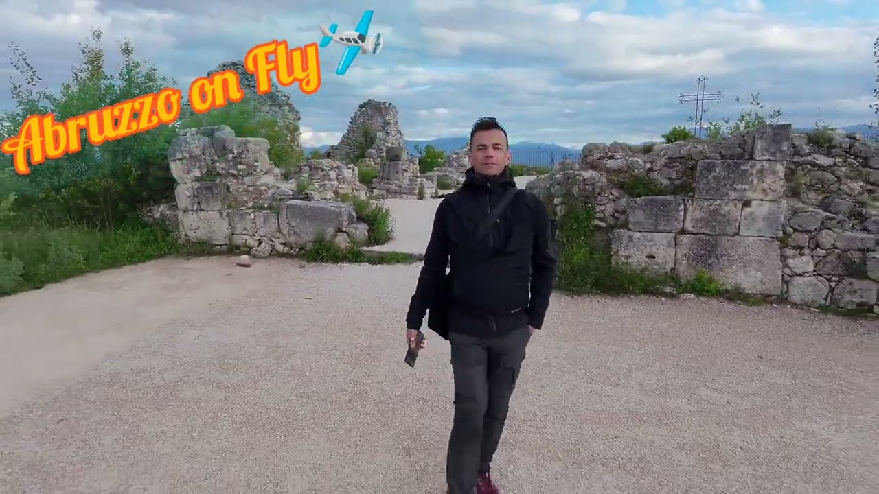 Venite a sognare in Abruzzo, il vecchio borgo medievale di Alba Fucens (AQ) #drone #dji #djineo