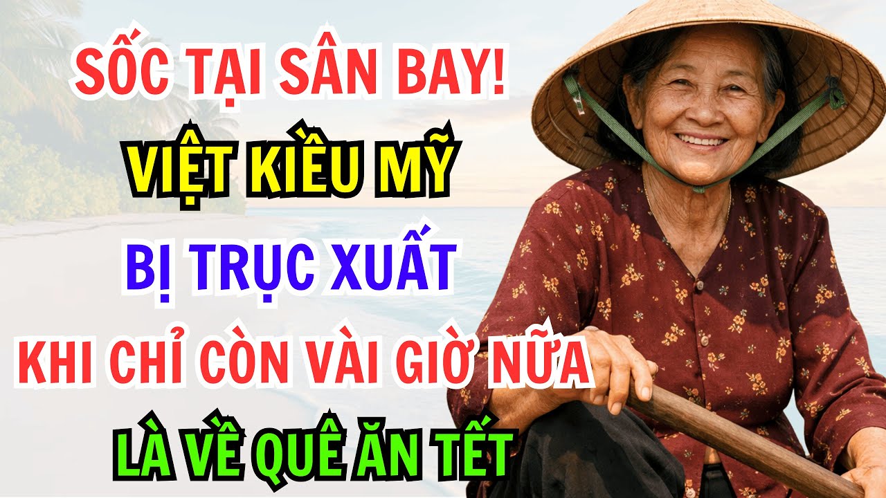 SỐC TẠI SÂN BAY! VIỆT KIỀU MỸ BỊ TRỤC XUẤT KHI CHỈ CÒN VÀI GIỜ NỮA LÀ VỀ QUÊ ĂN TẾT