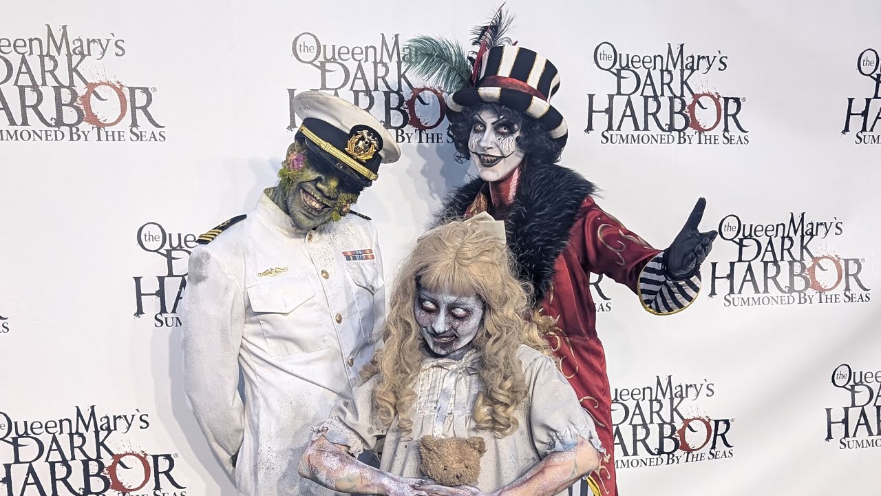 The Queen Mary's Dark Harbor 2025 | Partial Maze Walkthroughs and Event Highlights