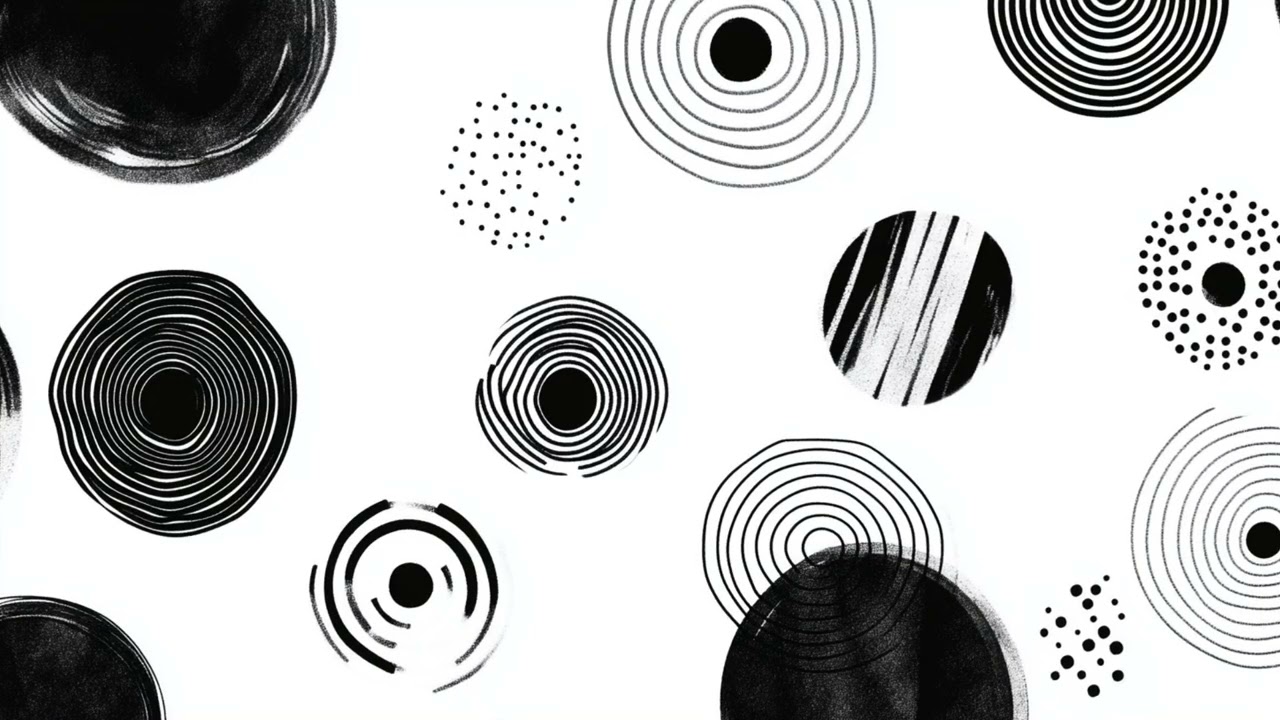High Contrast Baby Video – Black & White Shapes 1 Hour ●○