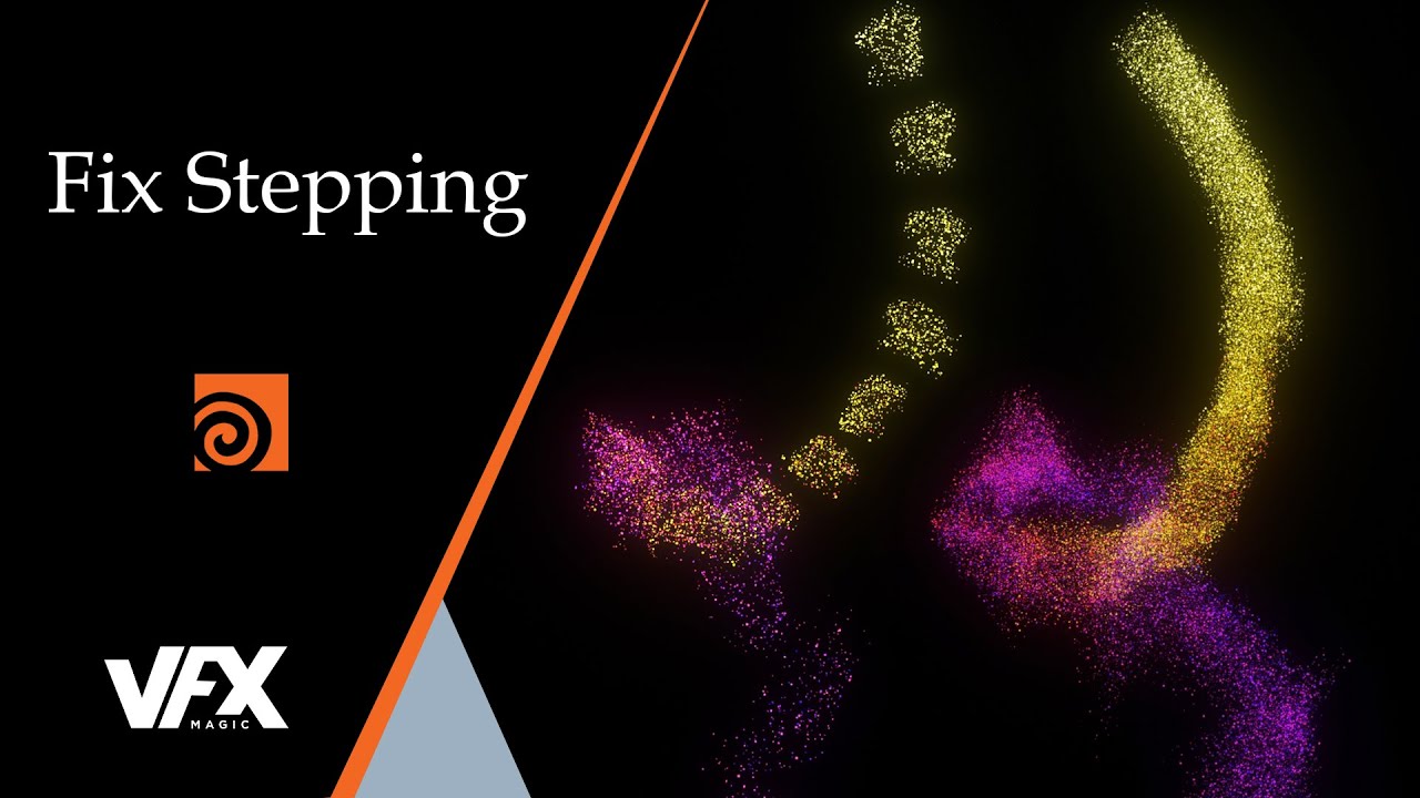 How to Fix Particle Stepping in Houdini
