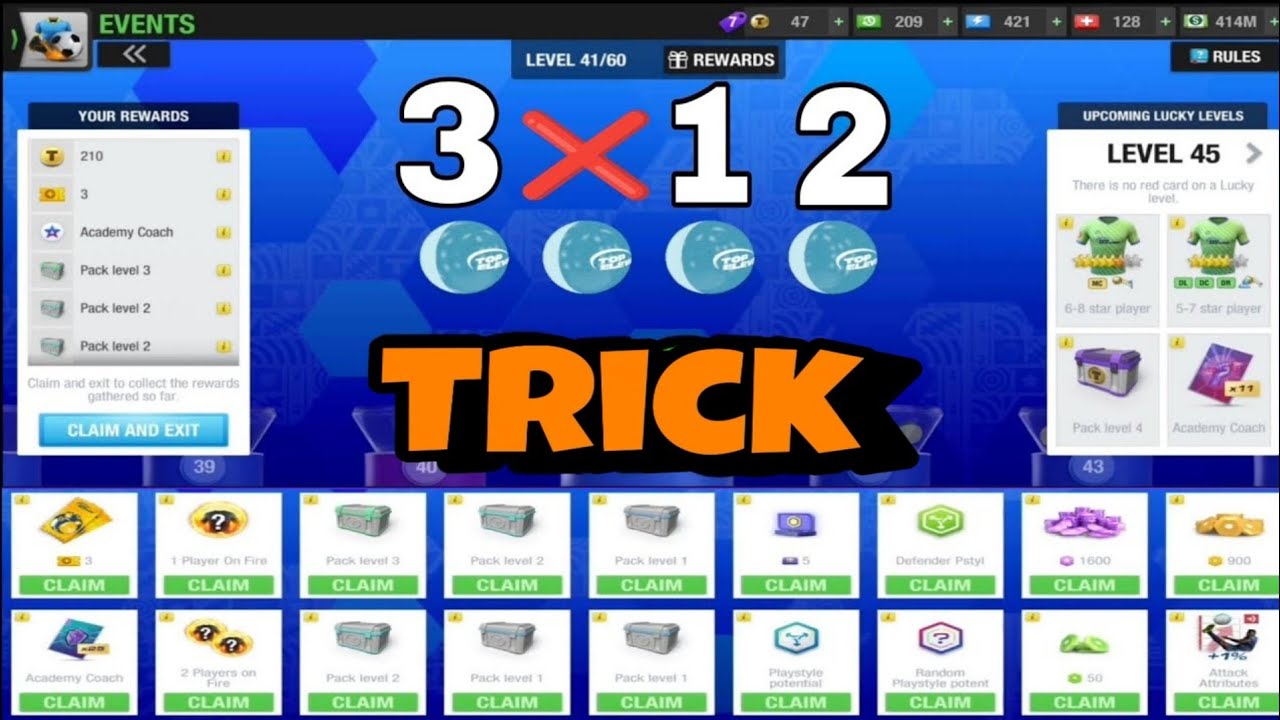 Tricks to play the draw Frenzy in Top Eleven 2025 !