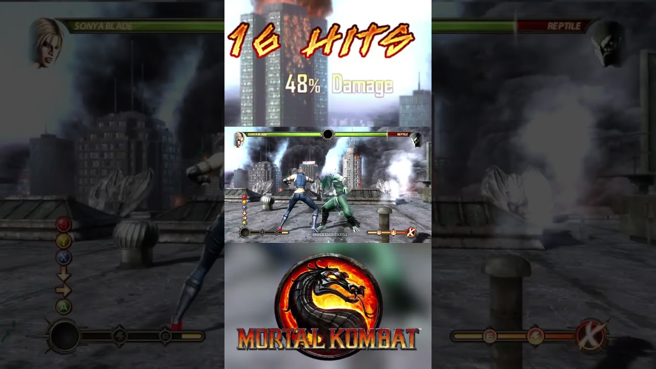 Sonya 48% Combo (Mortal Kombat 9)