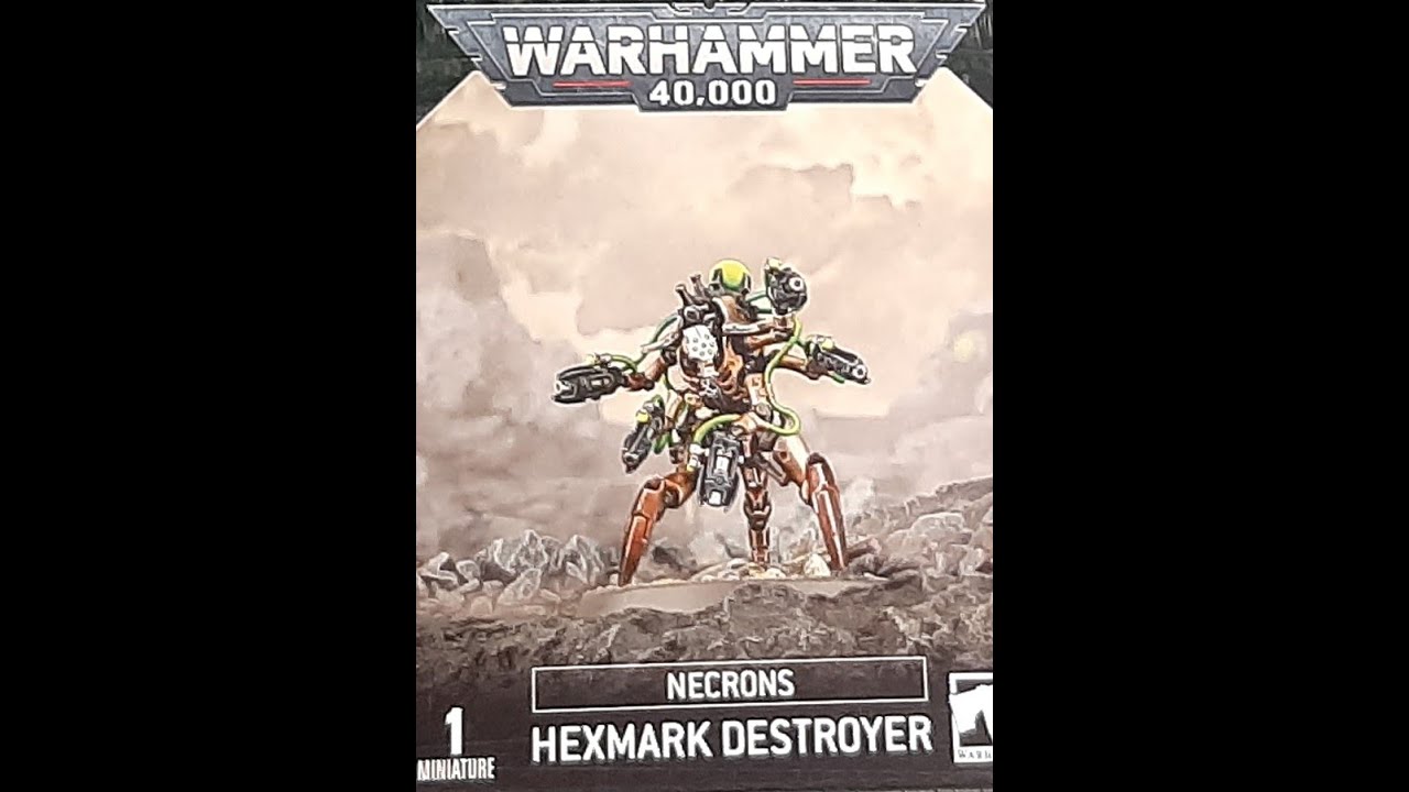 Lets Build EP 108 Necron  Hexmark Destroyer for Games of 40K