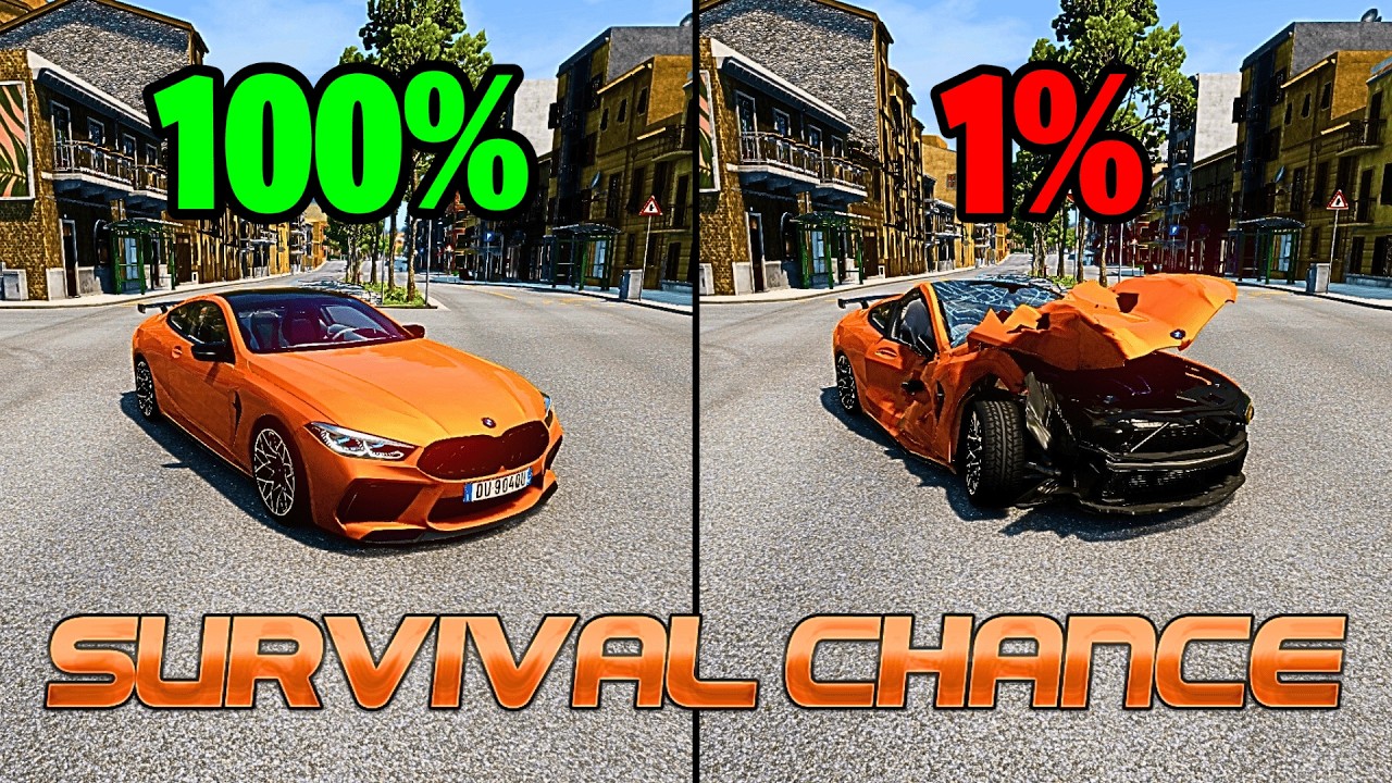 Best of Realistic Survival Chance Crashes #10 | BeamNG.drive