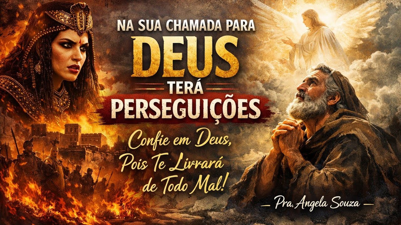 Na sua Chamada para DEUS terá perseguições, confie em DEUS, pois te livrará de todo mal.