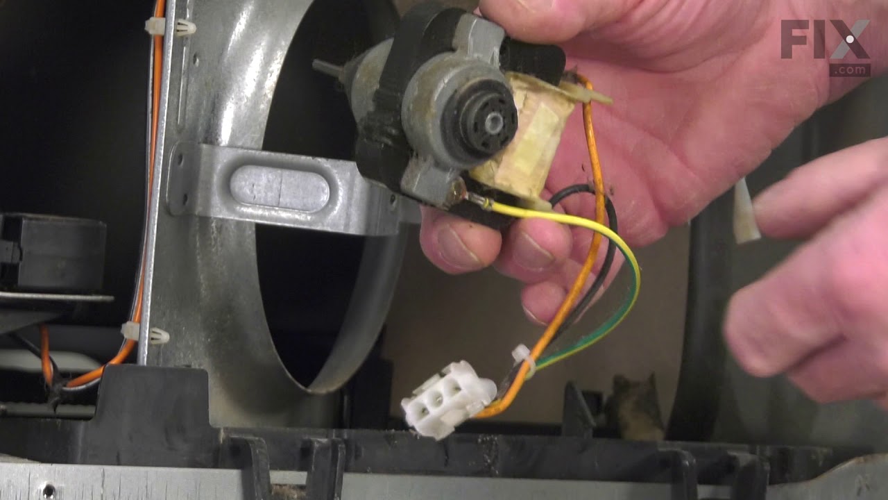 GE Refrigerator Repair - How to Replace the Condenser Fan Motor