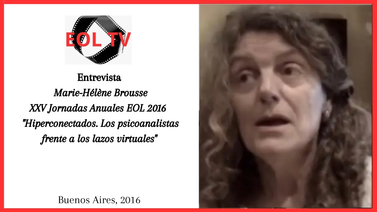 Entrevista a Marie Hélène Brousse -
