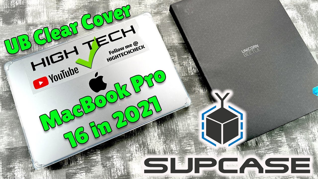 Supcase UB Clear Case for Macbook Pro 16 in 2021 Version