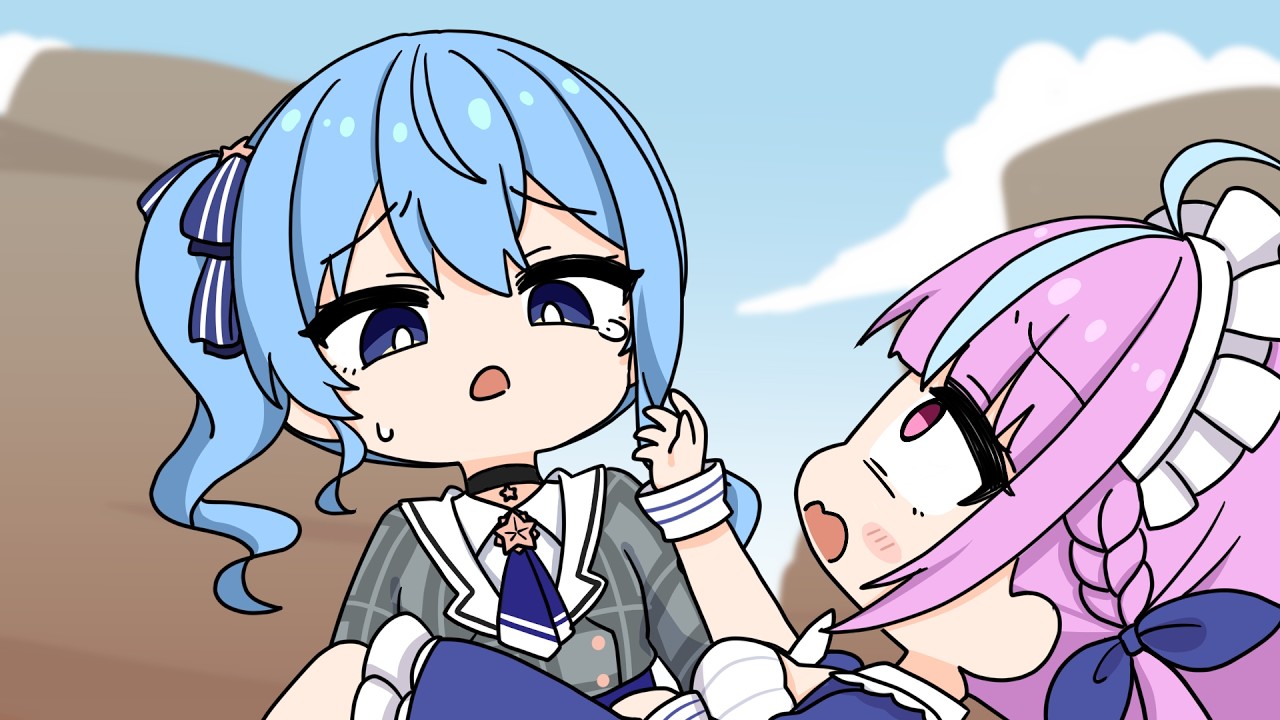 【手描き】すいちゃんに最後に言い残したことが・・・ある【星街すいせい/湊あくあ/さくらみこ/常闇トワ/ホロライブ/切り抜き漫画】