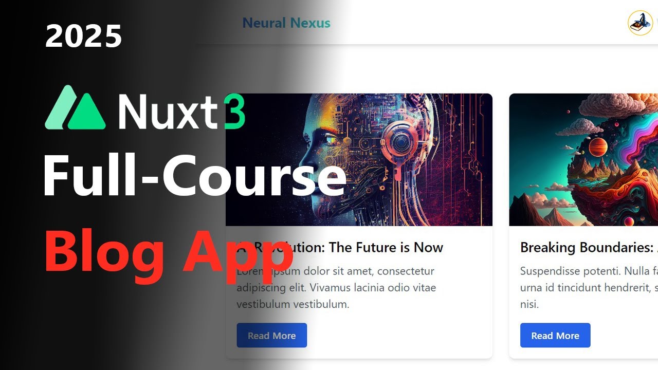 Nuxt 3 Beginner's Full-Course : Build & Deploy A Blog App | Laravel 12 | Vue 3 |Vercel