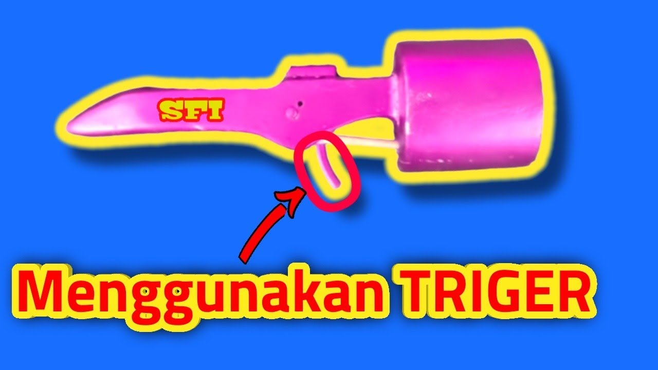 membuat gulungan ketapel  menggunakan TRIGER tradisional.