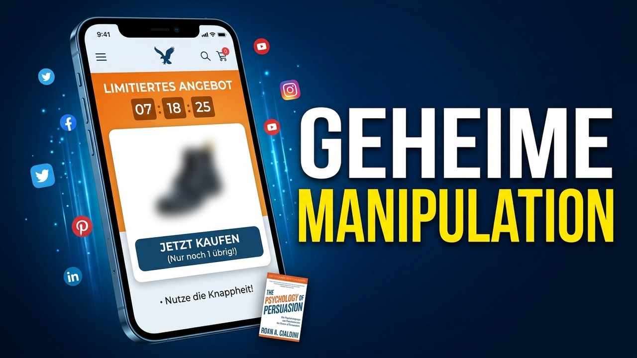 Die 6 geheimen Tricks der Beeinflussung &ndash; So wirst DU manipuliert (Cialdini erkl&auml;rt)