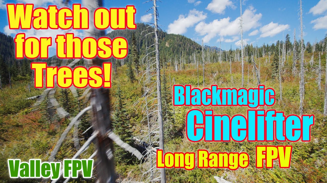 Dodging Trees during Cinelifter FPV Flight at Rocky Creek