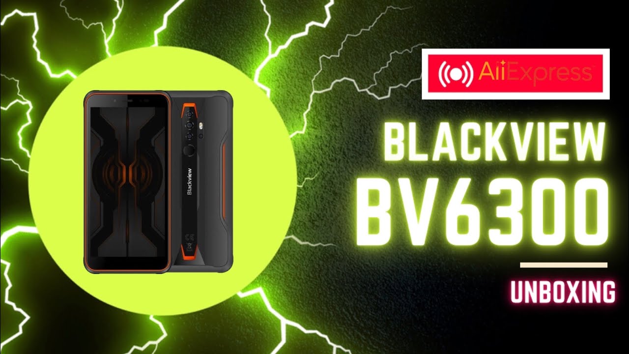 Unboxing celular a prova de tudo BV6300 Blackview do Aliexpress.