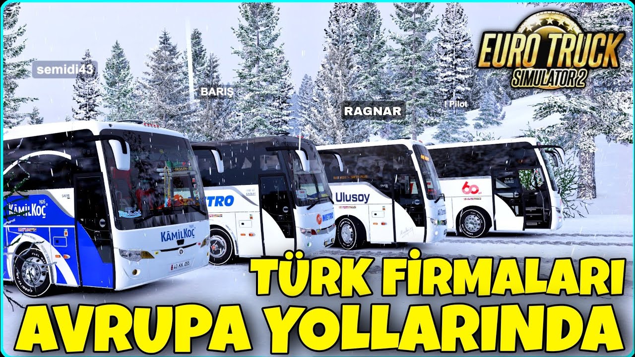 TÜRK OTOBÜS FİRMALARIYLA ALMANYA'DAN VENEDİK'E ÖĞRENCİ TAŞIDIK | 150 KİL 😂 | RAGNAR VE BARIŞ ETS2