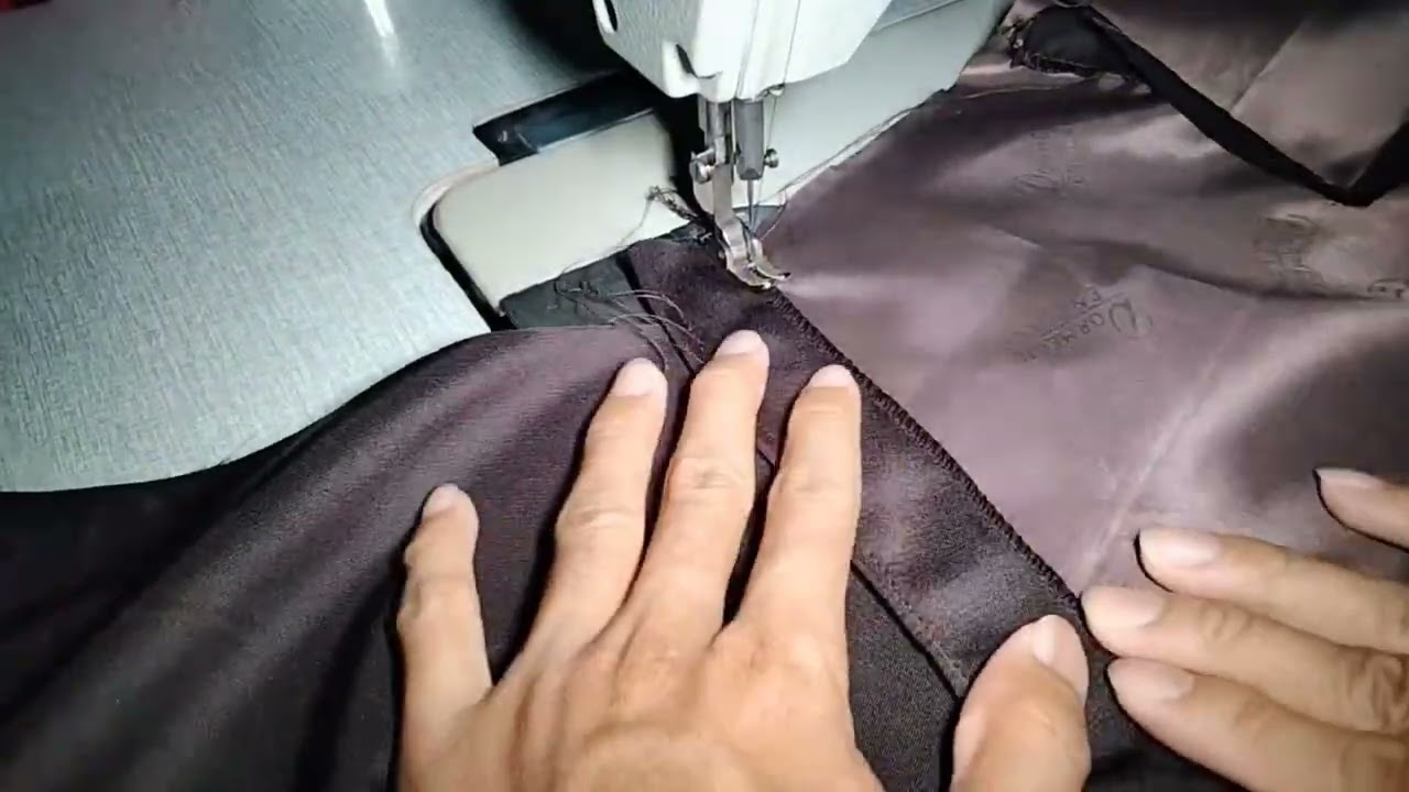 Cara membuat kantong saku samping celana paling simpel mudah dipahami untuk pemula 