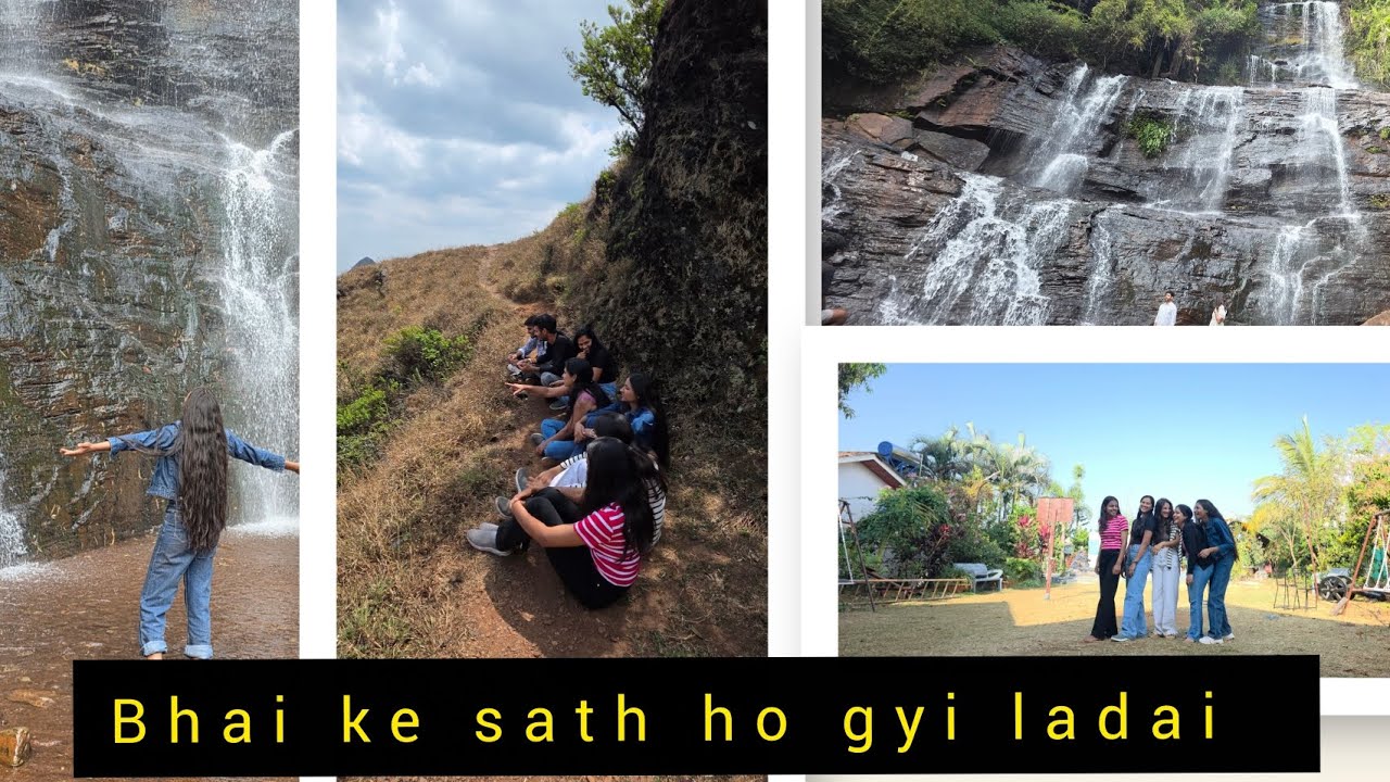 Finally mountain pe chad gye bahut mazza kiye hum logo ne 🍂