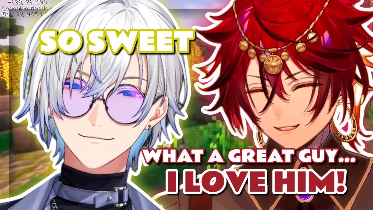 Kaelix and Malim's wholesome first interaction in #VCraftEnchanted