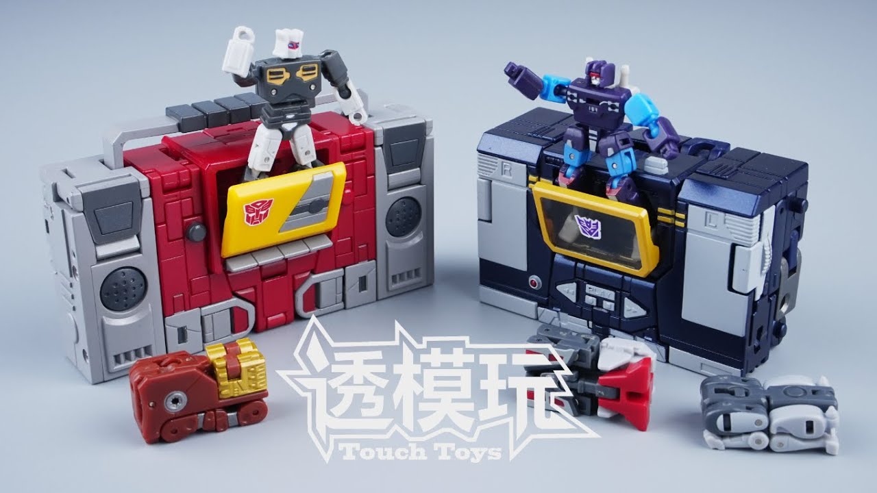 【SwiftTransform】MINI BLASTER vs SOUNDWAVE! Newage G1 Transformers NA Pocket Level 透模玩速变 NA录音机vs声波