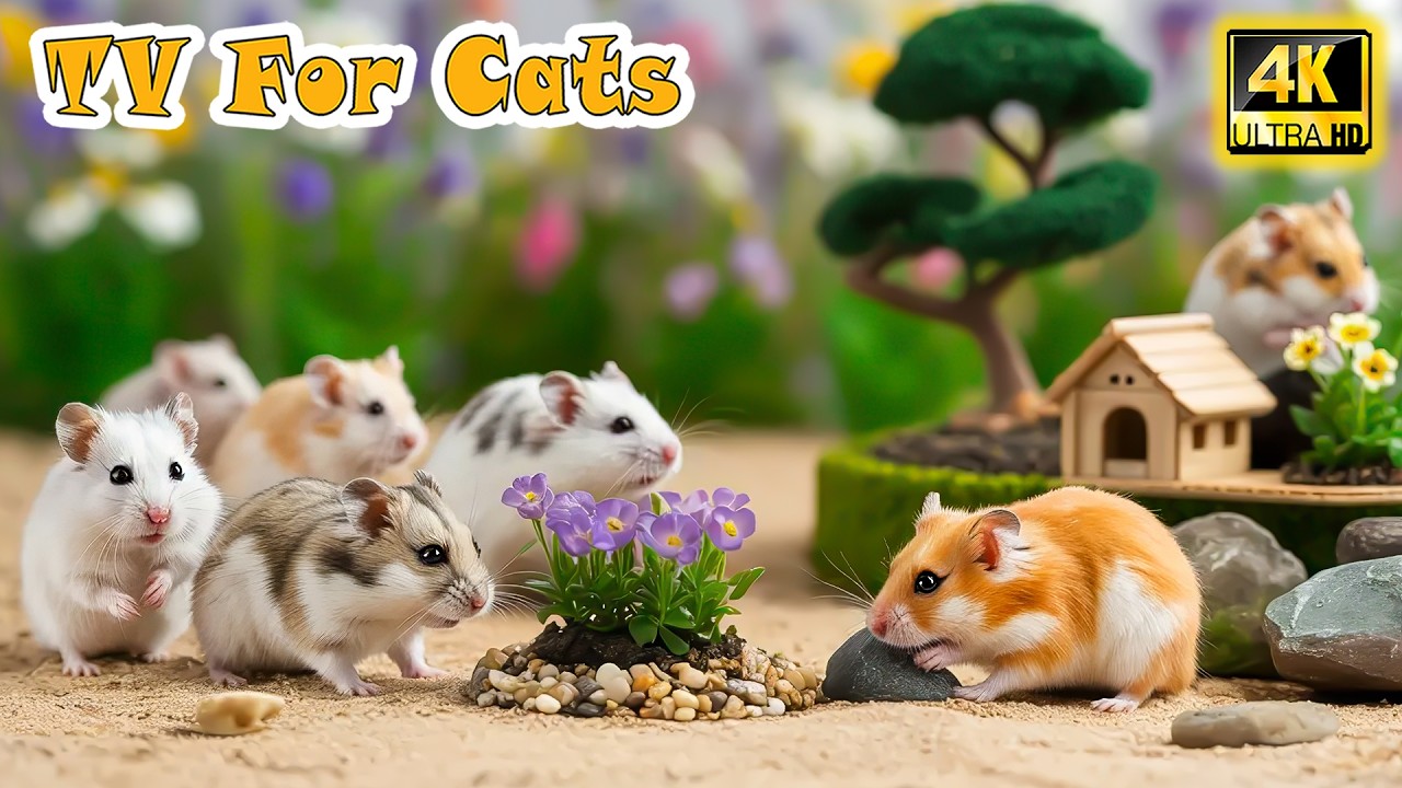 🔴 Ultimate Cat TV－TOP Calming Mouse Videos & Anti-Anxiety for Cats Left Home Alone😸Cat Entertainment