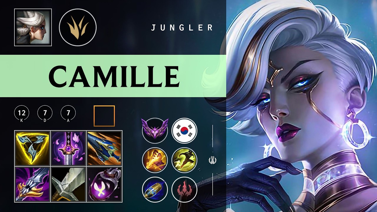 Camille Jungle vs Jayce - KR Master Patch 26.02