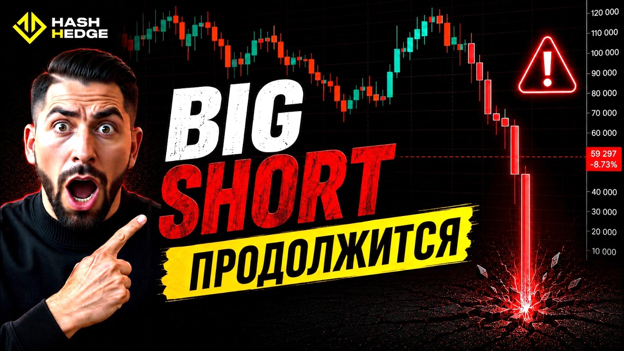 Обзор рынка крипты, акций, золото и нефти. Большой шорт впереди | Торгую на проп-счетах HASH HEDGE