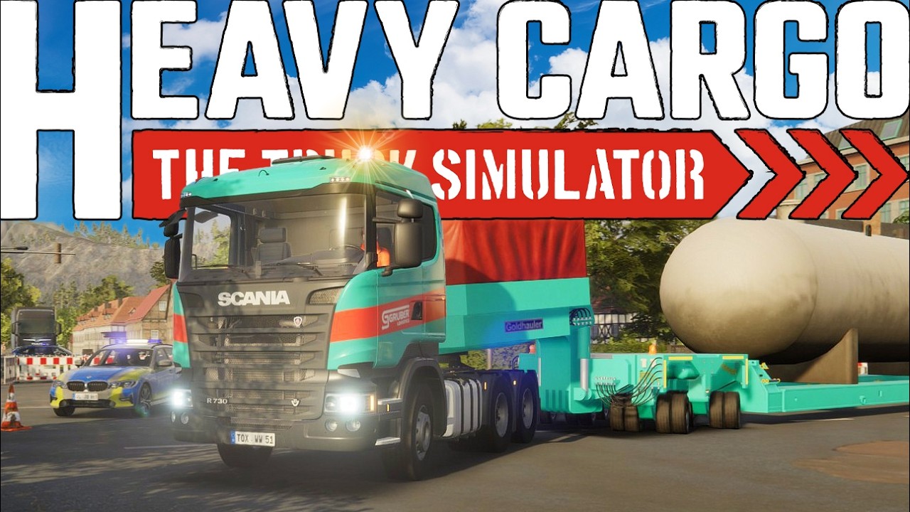 Heavy Cargo - Öltank für das Eigenheim - Schwertransport I Truck Simulator