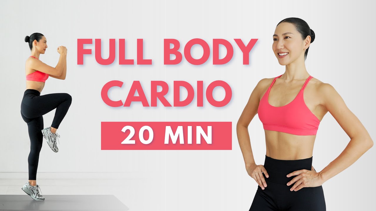 20 Min Full Body Fat-Burning Cardio (No Jumping, No Squats, No Lunges)