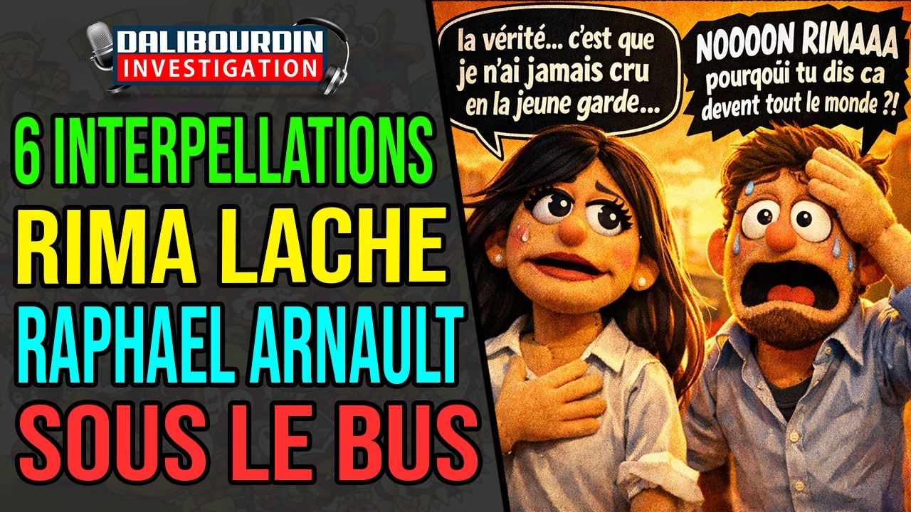 QUENTIN - 6 INTERPELATIONS ET RIMA HASSAN LACHE SOUS LE BUS RAPHAEL ARNAULT