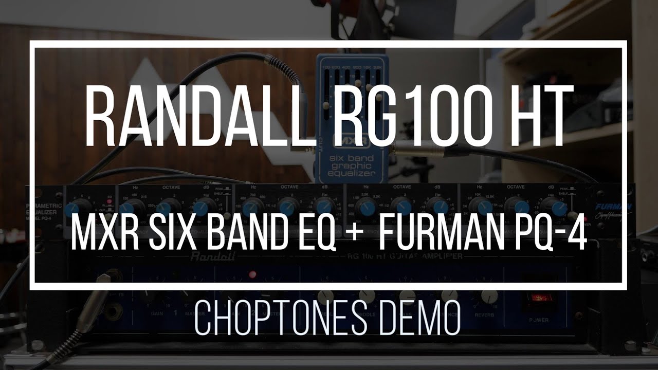 🔥COWBOYS FROM HELL 🔥Randall RG100HT + MXR Six Band EQ + Furman PQ-4 | Dime Playthrough Demo