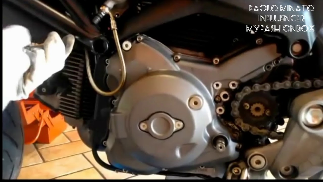 Ducati Monster 696 2010  smontaggio Carter sinistro