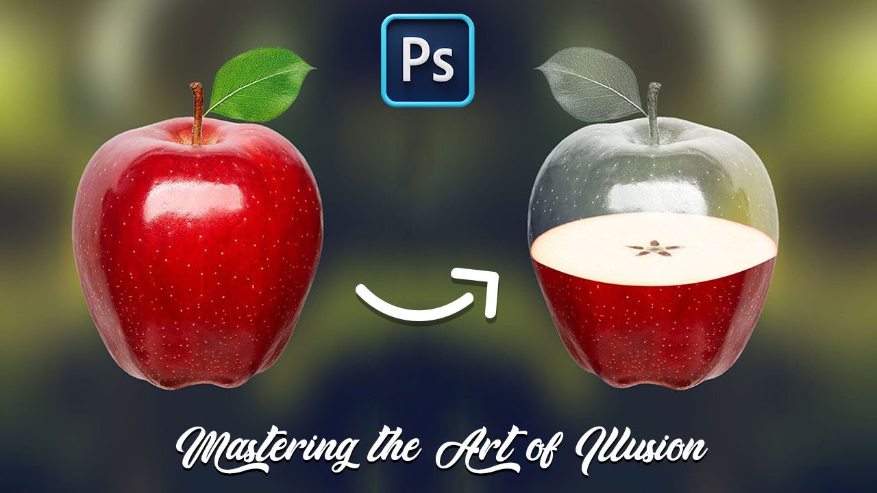 Creating a Half Transparent Apple Manipulation Effect in Photoshop