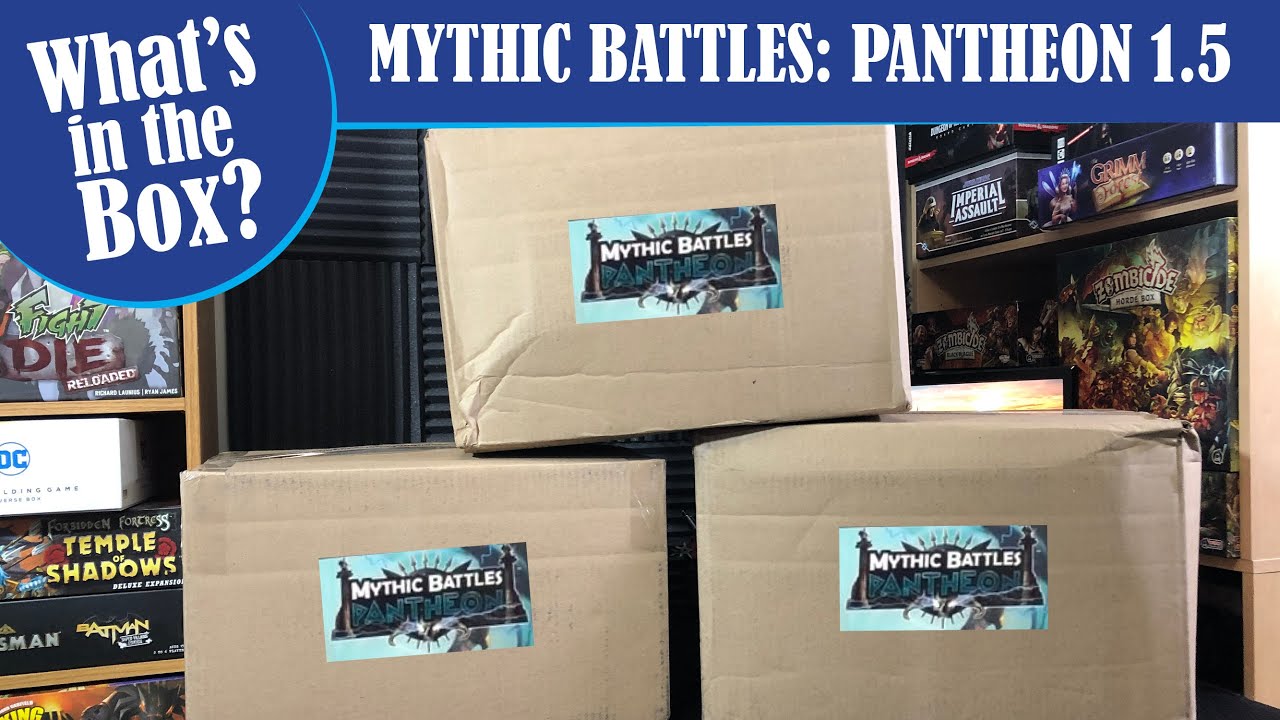 MYTHIC BATTLES PANTHEON 1.5 - An unboxing of the shipping boxes