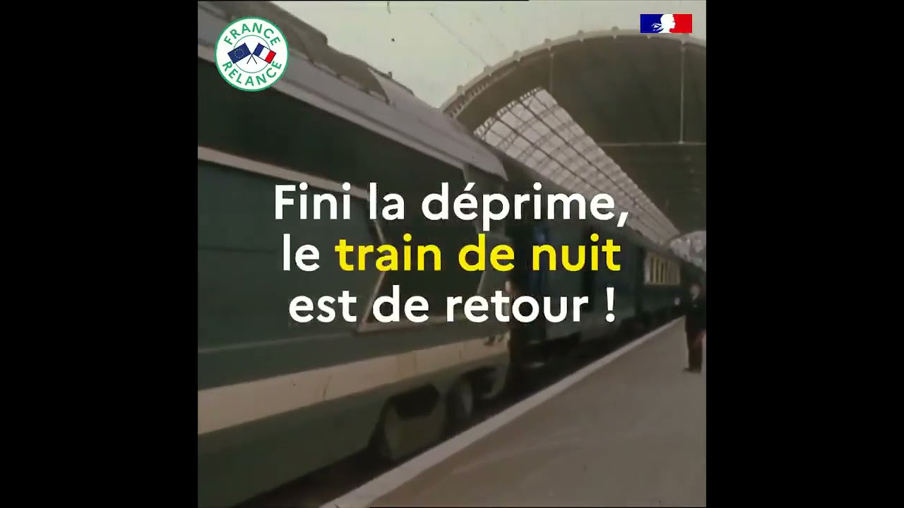 France Relance | Le train de nuit Paris Nice est de retour !