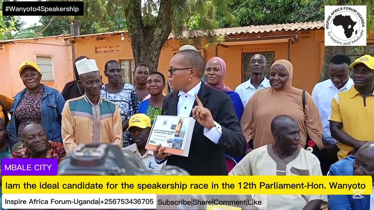 Iam the ideal candidate for the position of Speaker of the 12th parliament-Hon. Wanyoto 