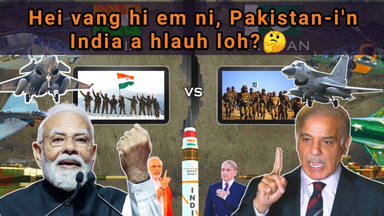 Pakistan-in India a hlauh miah loh chhan hi he ralthuam an neih vang em ni?🤔 India Vs Pakistan!