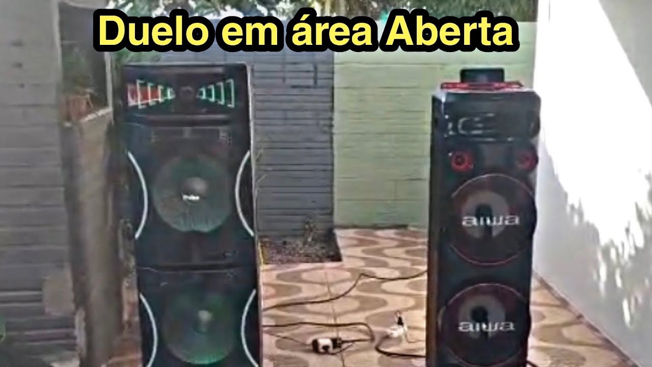 Philco pcx 35000 vs aiwa t2w 02 em area aberta #philco #aiwa 