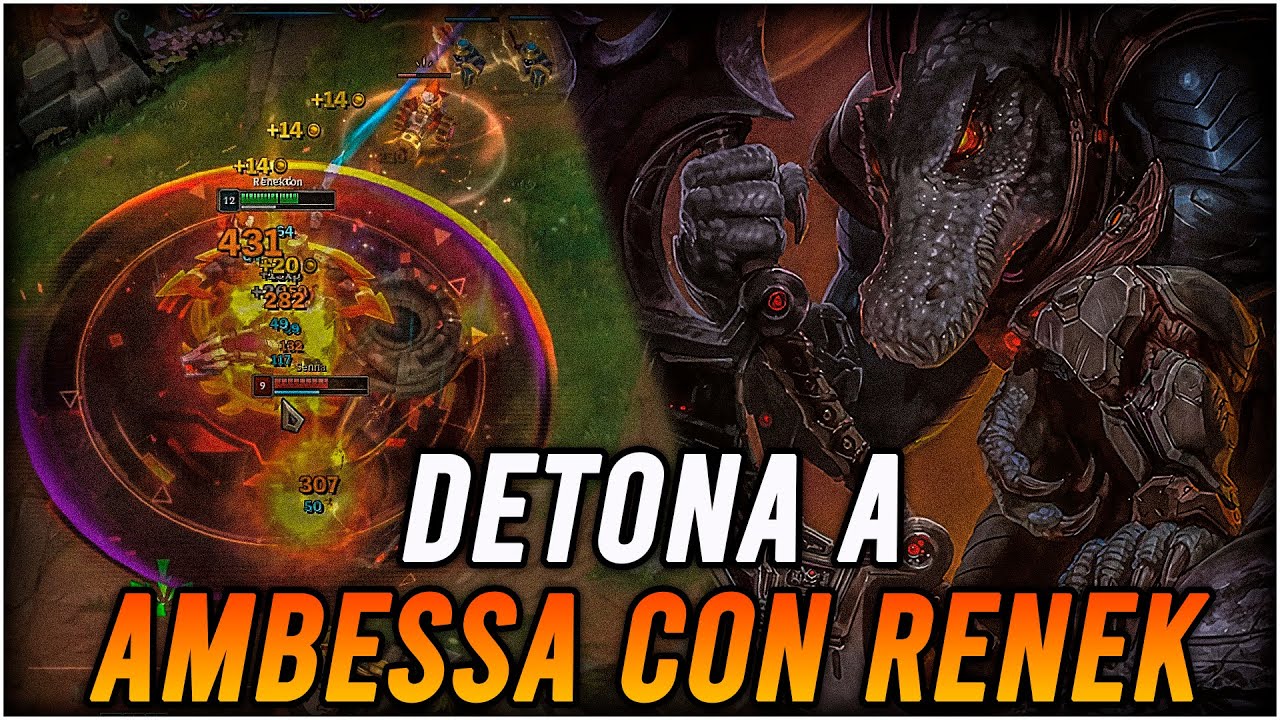 DE LOS MEJORES PICKS CONTRA AMBESSA! PARTDA DIFICIL! | RENEKTON TOP VS AMBESSA | CHALLENGER RENEKTON