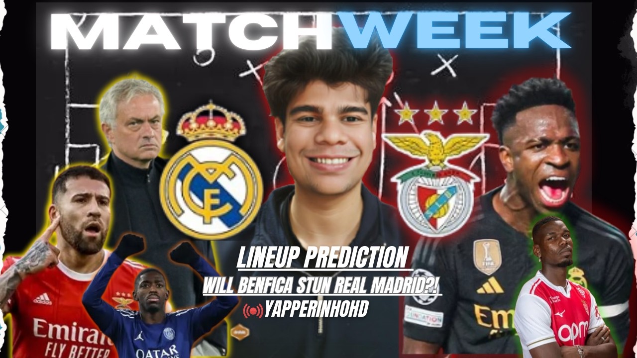MBAPPE OUT!?? WILL BENFICA STUN REAL MADRID? PREVIEW REAL MADRID VS BENFICA And PSG VS MONACO
