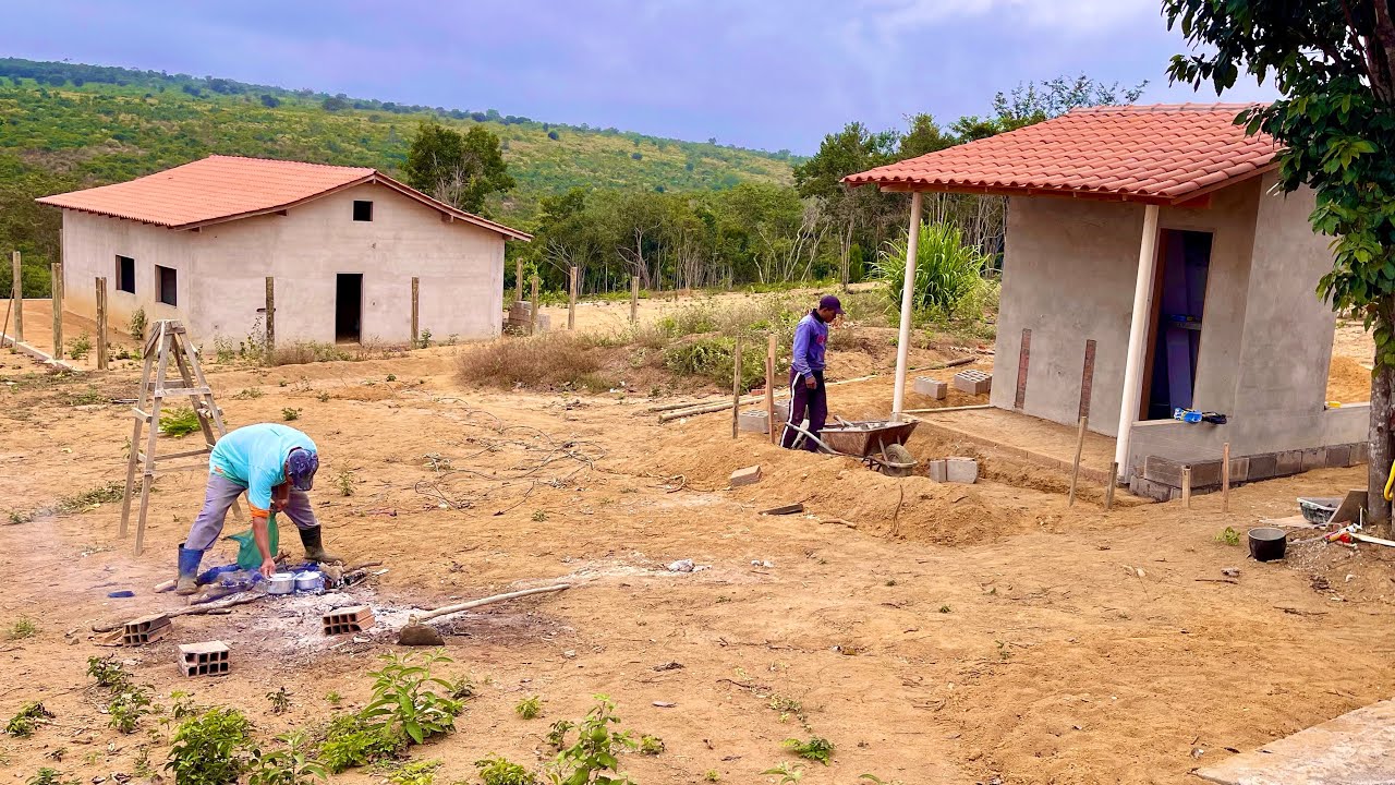 Construção na Roça Hoje o Trabalho Foi Bem Produtivo + Dicas Caseira - Construction on the Site