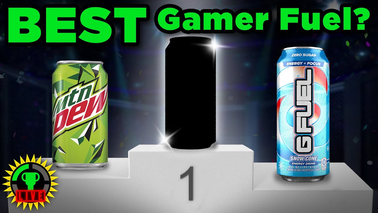 What is the BEST Gamer Drink? | Gamer Drinks Taste Test (GFuel, Mountain Dew, Coca Cola)