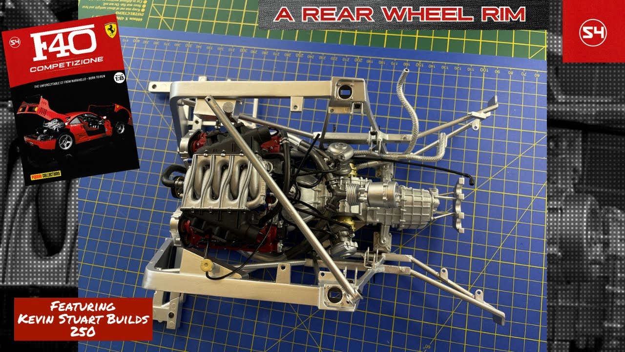 Build a Ferrari F40 Competizione issue 54. A 1/8 Scale Supercar model PartWorks build