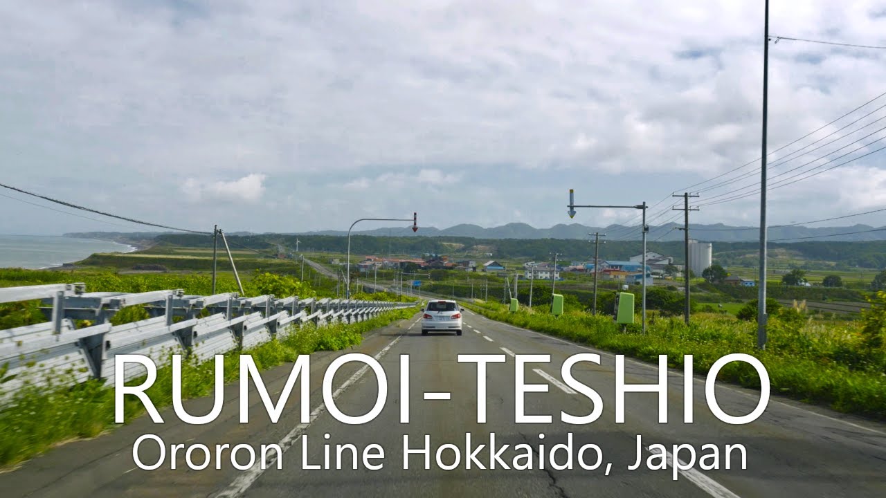 Hokkaido Scenic Drive 4K | Rumoi to Teshio, Japan