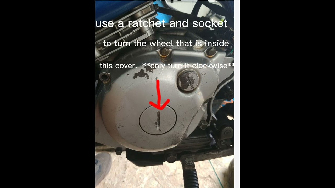 Как настроить TIMING на YAMAHA TTR125 @Doinityourself