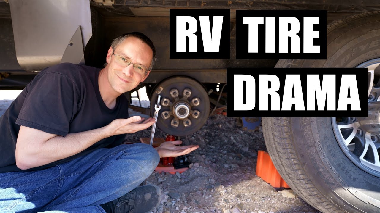 How To Change Fifth Wheel Tire | Tire Problems x2!