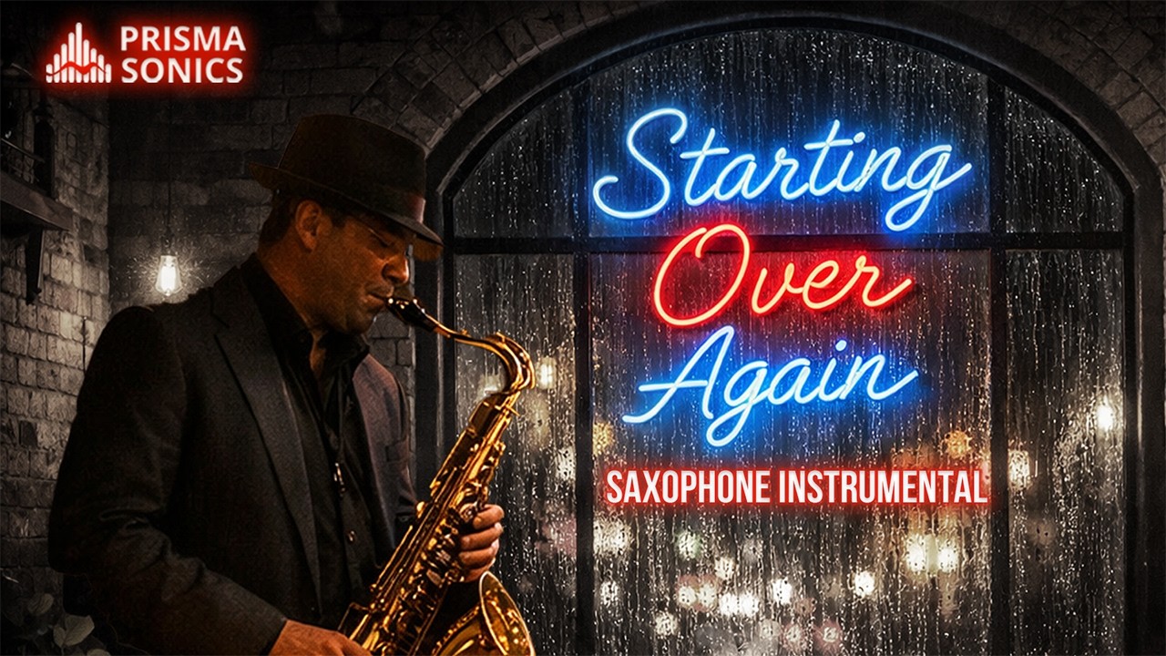 Starting Over Again | Smooth Saxophone for Studying & Relaxing | Prisma Sonics