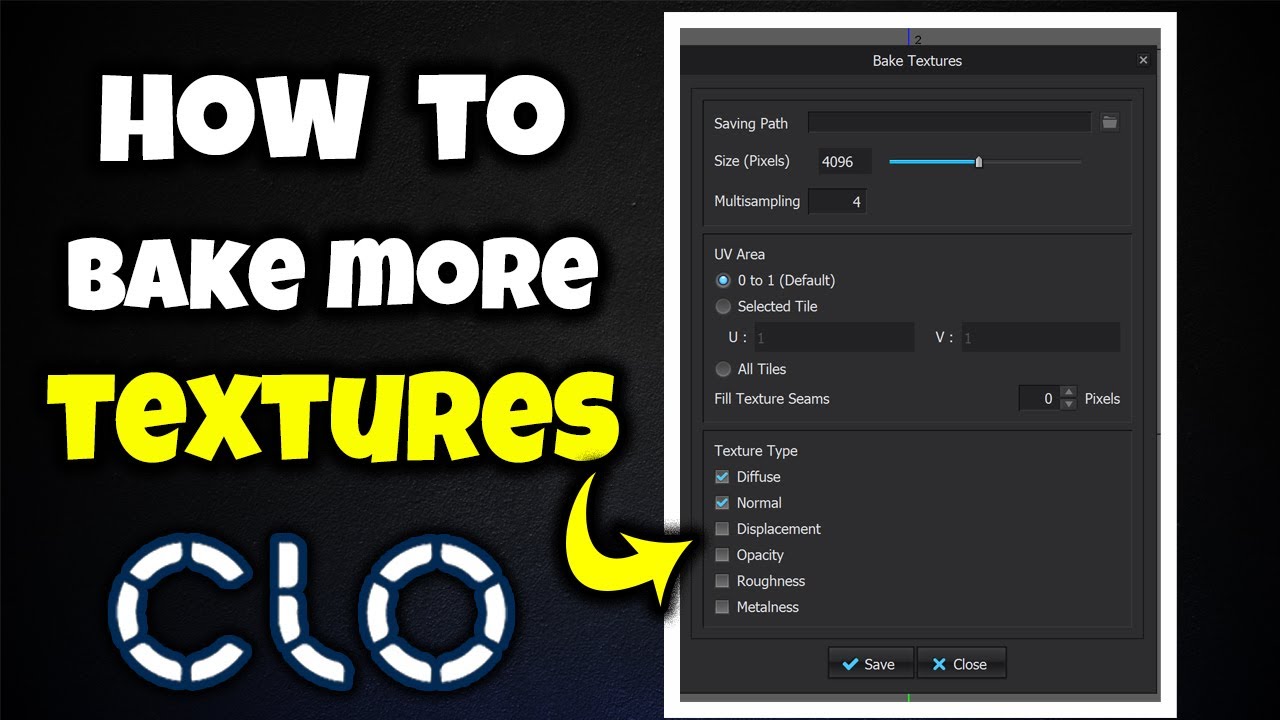 Export More TEXTURE MAPS in Clo3d/ Marvelous Designer