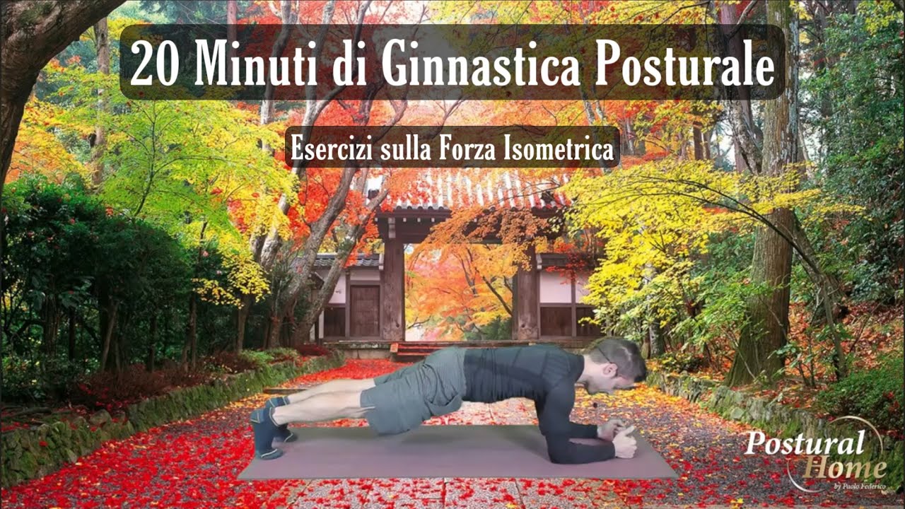 16 Novembre [ 20 MINUTI DI GINNASTICA POSTURALE ]